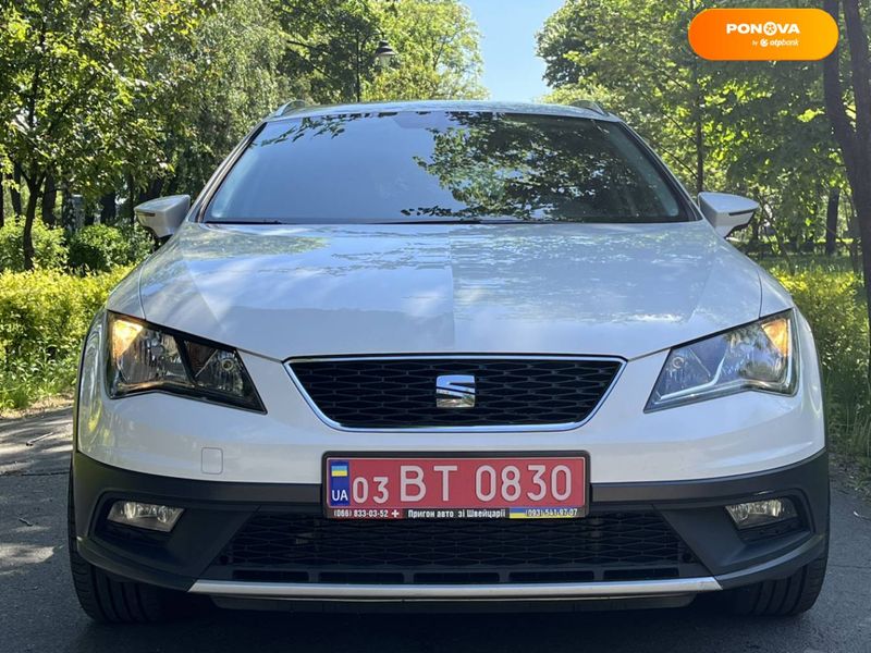 SEAT Leon, 2015, Дизель, 2 л., 215 тыс. км, Универсал, Белый, Киев Cars-Pr-60848 фото