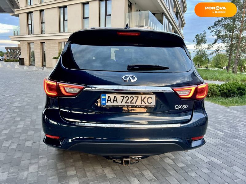 Infiniti QX60, 2016, Газ пропан-бутан / Бензин, 3.5 л., 107 тис. км, Позашляховик / Кросовер, Синій, Київ Cars-Pr-60625 фото