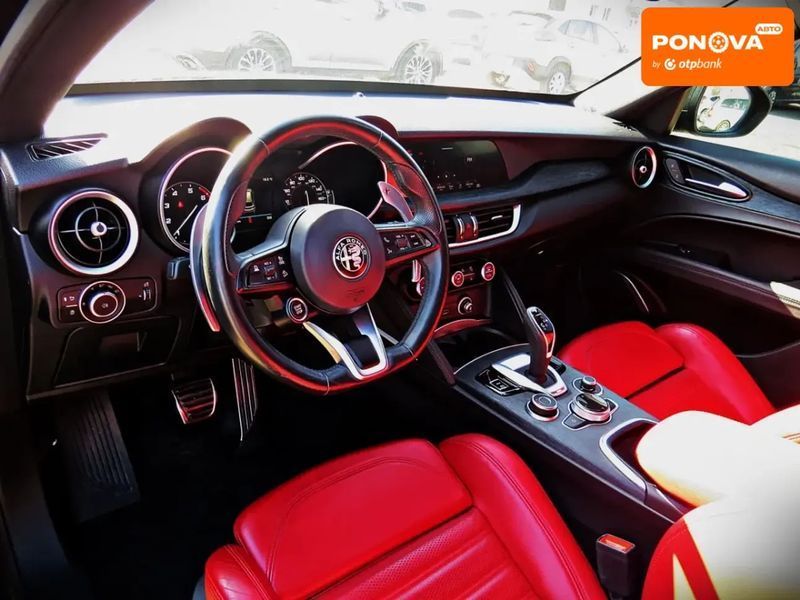 Alfa Romeo Stelvio, 2021 р., Бензин, 70 тис. км, Позашляховик / Кросовер, Сірий, Черкаси AT-10418387 фото
