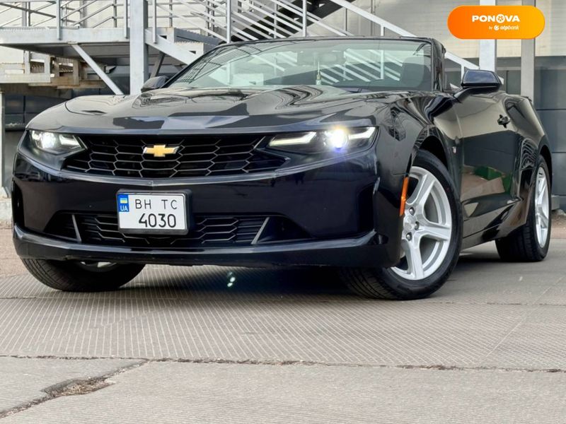 Chevrolet Camaro, 2019, Бензин, 3.6 л., 85 тыс. км, Кабриолет, Чорный, Одесса 45152 фото