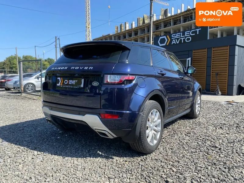 Land Rover Range Rover Evoque, 2018 р., Дизель, 112 тис. км, Позашляховик / Кросовер, Синій, Львів AT-10401327 фото