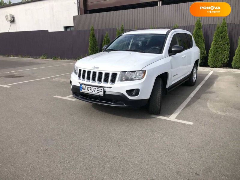 Jeep Compass, 2014, Бензин, 2 л., 119 тис. км, Позашляховик / Кросовер, Білий, Київ Cars-Pr-67896 фото