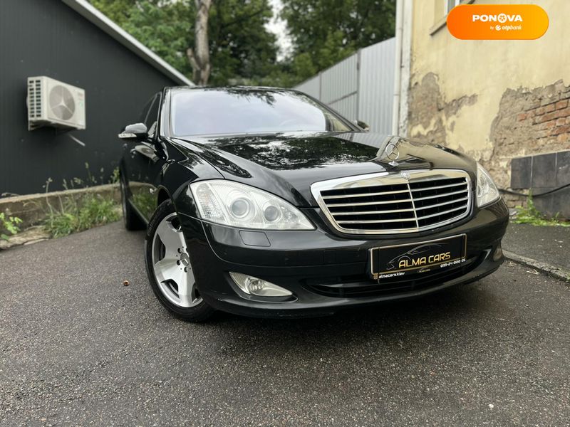 Mercedes-Benz S-Class, 2006, Бензин, 5.5 л., 182 тыс. км, Седан, Чорный, Киев 111283 фото