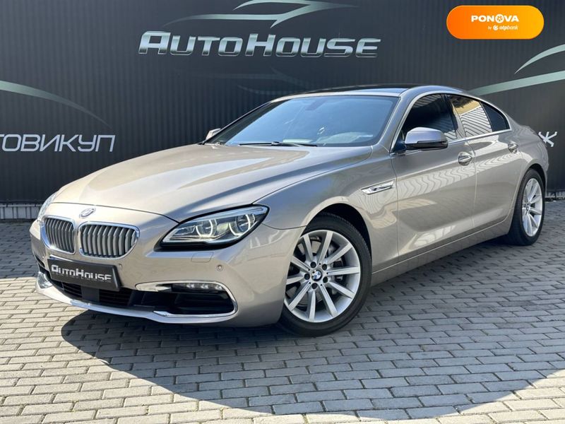 BMW 6 Series Gran Coupe, 2015, Бензин, 3 л., 98 тис. км, Купе, Сірий, Вінниця 46710 фото