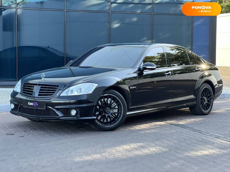 Mercedes-Benz S-Class, 2007, Бензин, 6.2 л., 150 тис. км, Седан, Чорний, Одеса 107924 фото