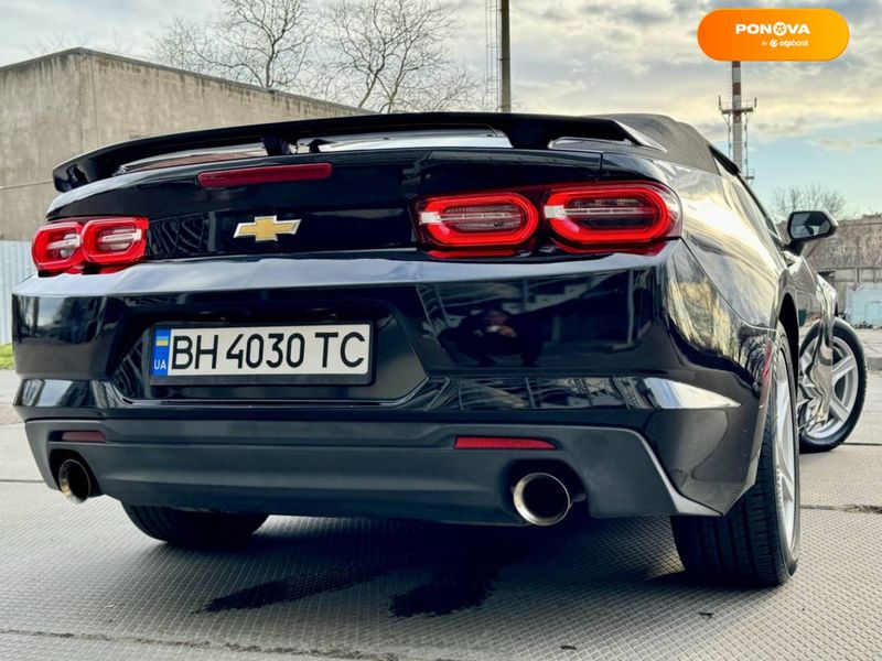 Chevrolet Camaro, 2019, Бензин, 3.6 л., 85 тыс. км, Кабриолет, Чорный, Одесса 45152 фото