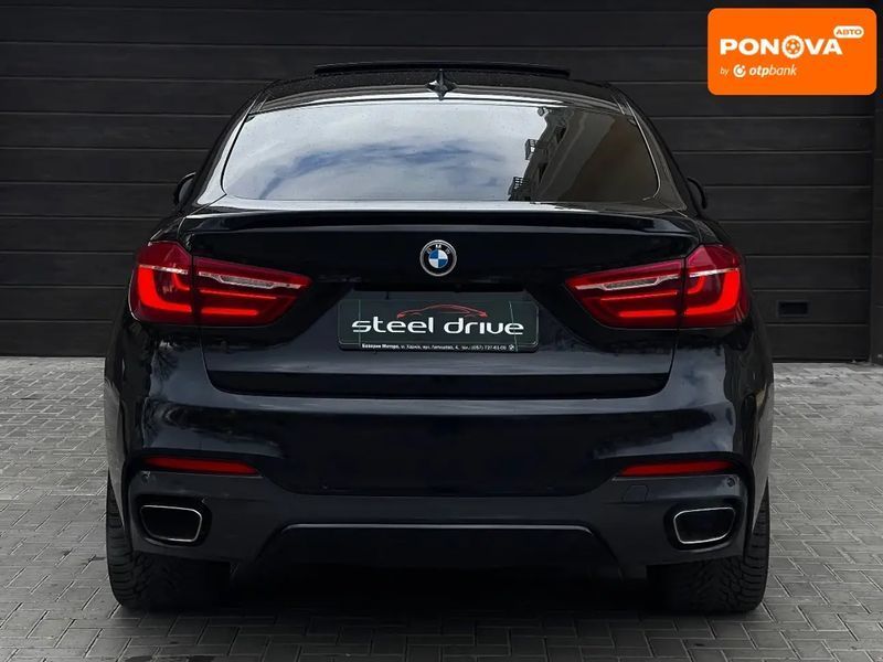 BMW X6, 2018 р., Бензин, 128 тис. км, Позашляховик / Кросовер, Чорний, Миколаїв AT-10411142 фото