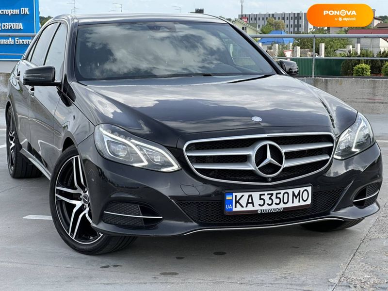 Mercedes-Benz E-Class, 2015, Дизель, 2.14 л., 305 тис. км, Седан, Чорний, Київ 108335 фото