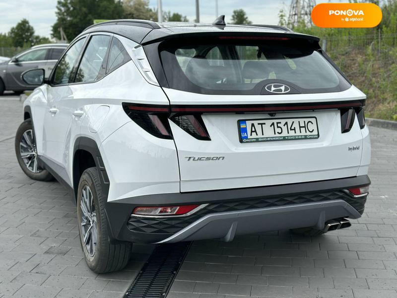 Hyundai Tucson, 2021, Гібрид (HEV), 1.6 л., 98 тис. км, Позашляховик / Кросовер, Білий, Івано-Франківськ 49411 фото