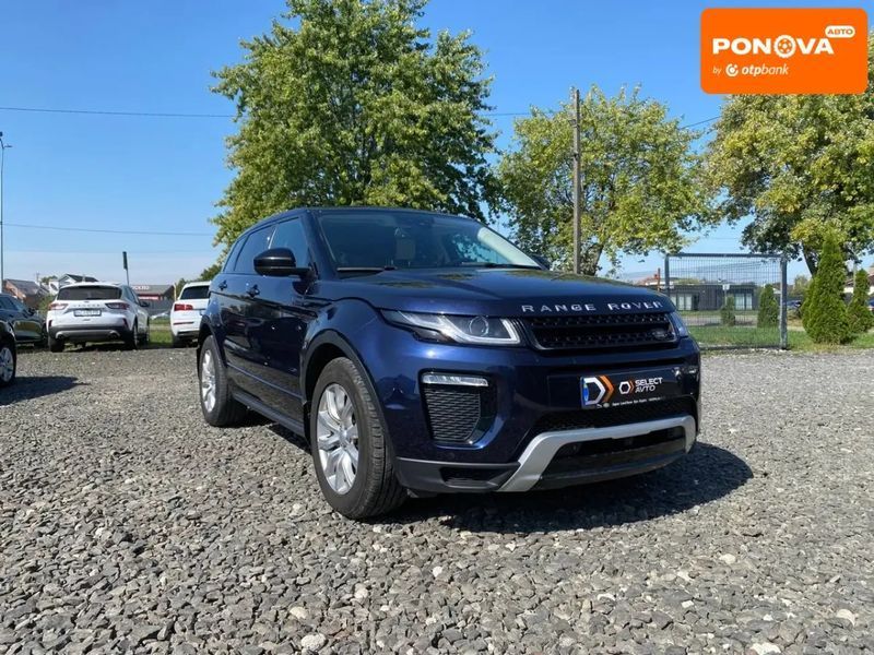Land Rover Range Rover Evoque, 2018 р., Дизель, 112 тис. км, Позашляховик / Кросовер, Синій, Львів AT-10401327 фото
