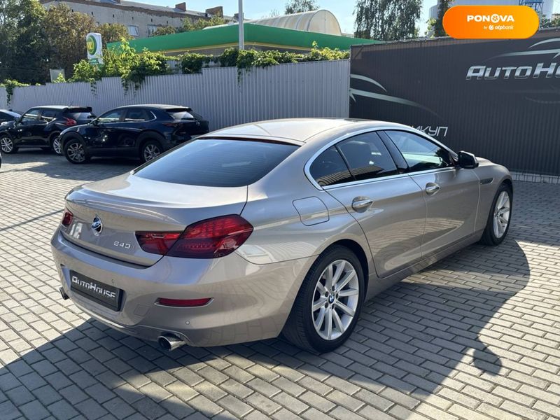 BMW 6 Series Gran Coupe, 2015, Бензин, 3 л., 98 тыс. км, Купе, Серый, Винница 46710 фото