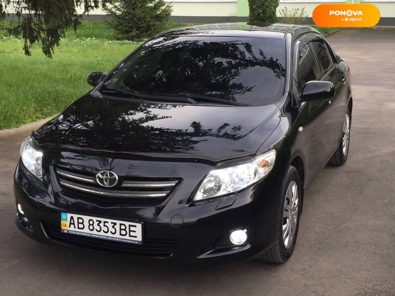 Toyota Corolla, 2009, Бензин, 1.6 л., 183 тыс. км, Седан, Чорный, Тульчин Cars-Pr-65964 фото