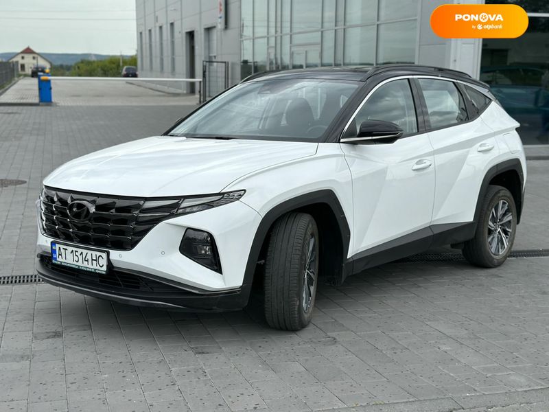 Hyundai Tucson, 2021, Гібрид (HEV), 1.6 л., 98 тис. км, Позашляховик / Кросовер, Білий, Івано-Франківськ 49411 фото