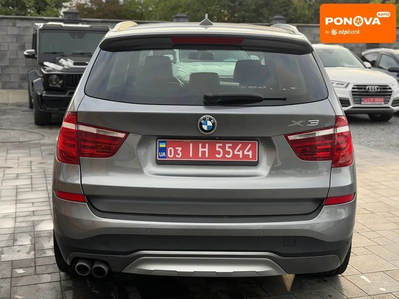 BMW X3, 2015 р., Бензин, 169 тис. км, Позашляховик / Кросовер, Сірий, Рівне AT-10429347 фото