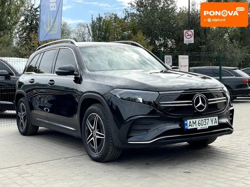 Mercedes-Benz EQB, 2023 р., Електро, 52 тис. км, Позашляховик / Кросовер, Чорний, Бердичів AT-10402047 фото