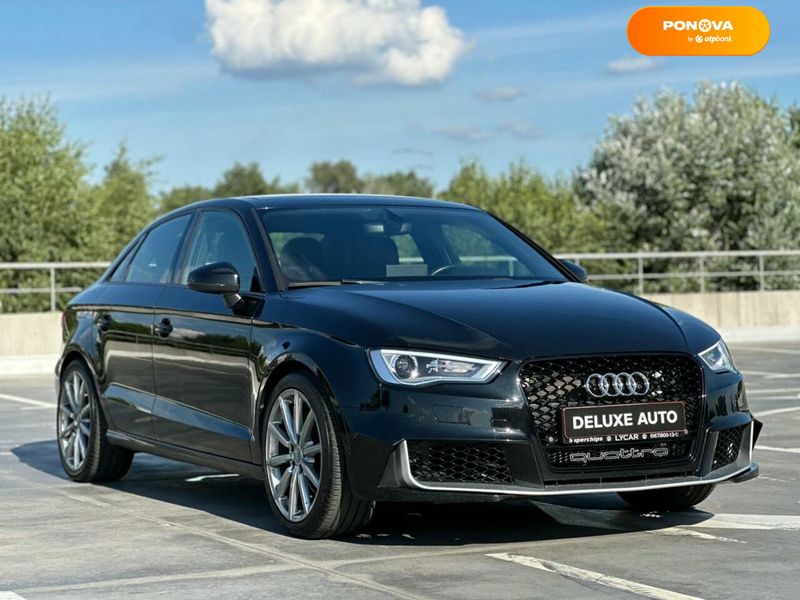 Audi A3, 2016, Бензин, 2 л., 140 тис. км, Седан, Чорний, Київ 111136 фото