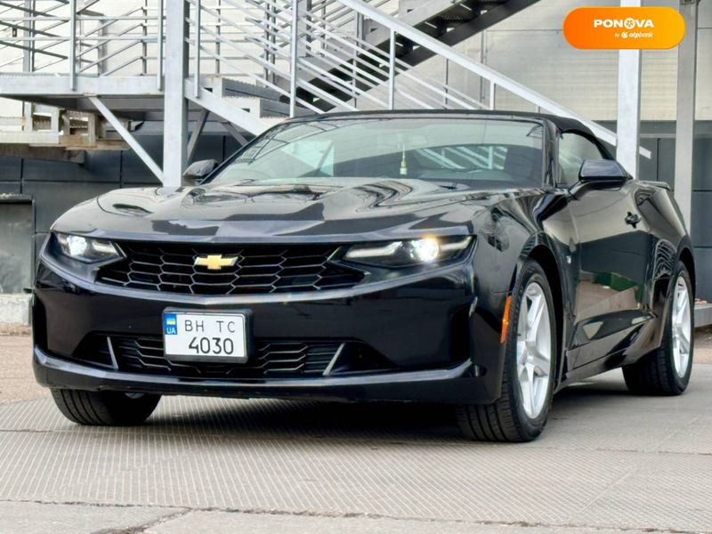 Chevrolet Camaro, 2019, Бензин, 3.6 л., 85 тыс. км, Кабриолет, Чорный, Одесса 45152 фото