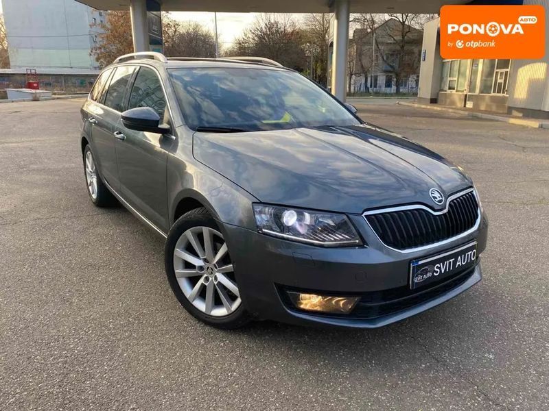 Skoda Octavia, 2015 р., Дизель, 173 тис. км, Універсал, Сірий, Миколаїв AT-10405331 фото