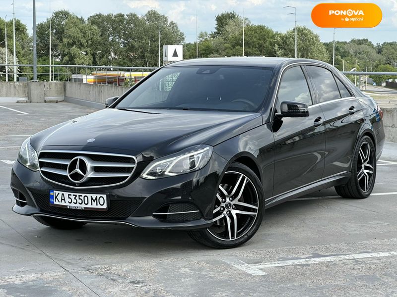 Mercedes-Benz E-Class, 2015, Дизель, 2.14 л., 305 тис. км, Седан, Чорний, Київ 108335 фото