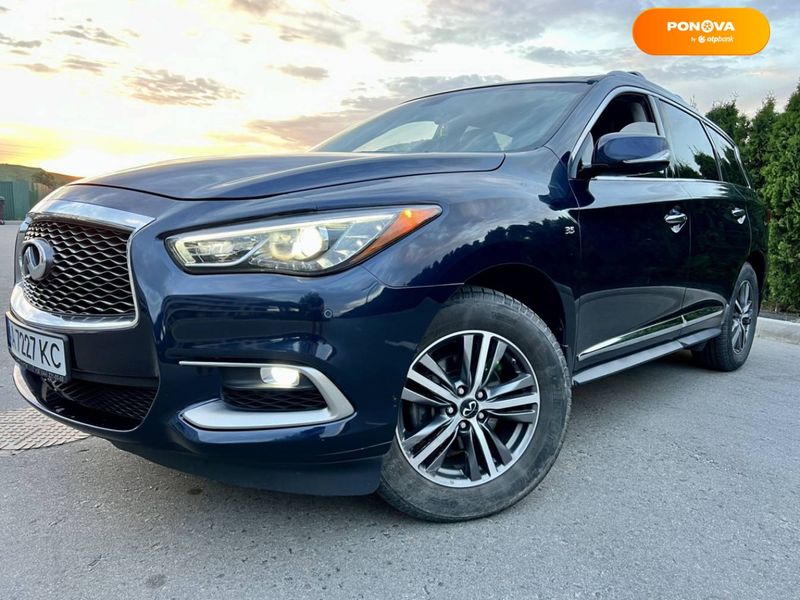 Infiniti QX60, 2016, Газ пропан-бутан / Бензин, 3.5 л., 107 тис. км, Позашляховик / Кросовер, Синій, Київ Cars-Pr-60625 фото