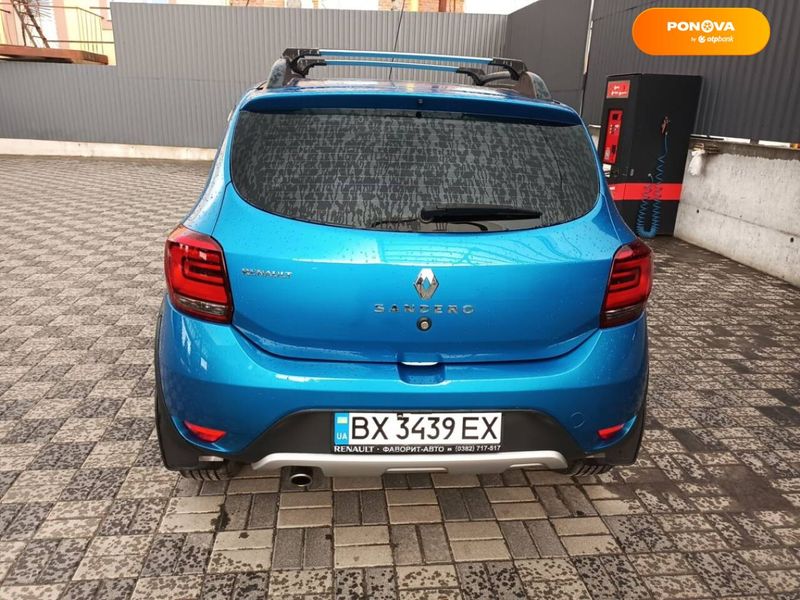 Renault Sandero, 2019, Газ пропан-бутан / Бензин, 0.9 л., 49 тис. км, Хетчбек, Синій, Хмельницький Cars-Pr-63765 фото