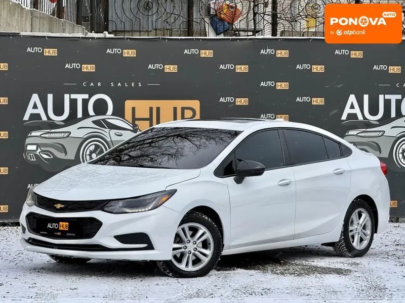 Chevrolet Cruze, 2016 р., Бензин, 163 тис. км, Седан, Білий, Харків AT-10406397 фото