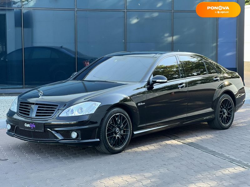 Mercedes-Benz S-Class, 2007, Бензин, 6.2 л., 150 тис. км, Седан, Чорний, Одеса 107924 фото