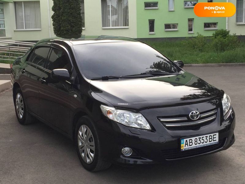 Toyota Corolla, 2009, Бензин, 1.6 л., 183 тыс. км, Седан, Чорный, Тульчин Cars-Pr-65964 фото