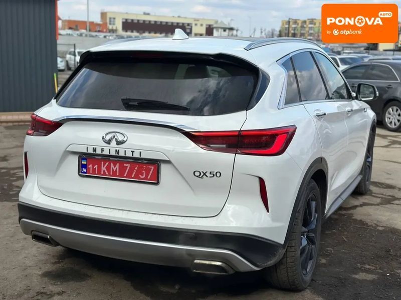 Infiniti QX50, 2019 р., Бензин, 213 тис. км, Седан, Білий, Вінниця AT-10412437 фото