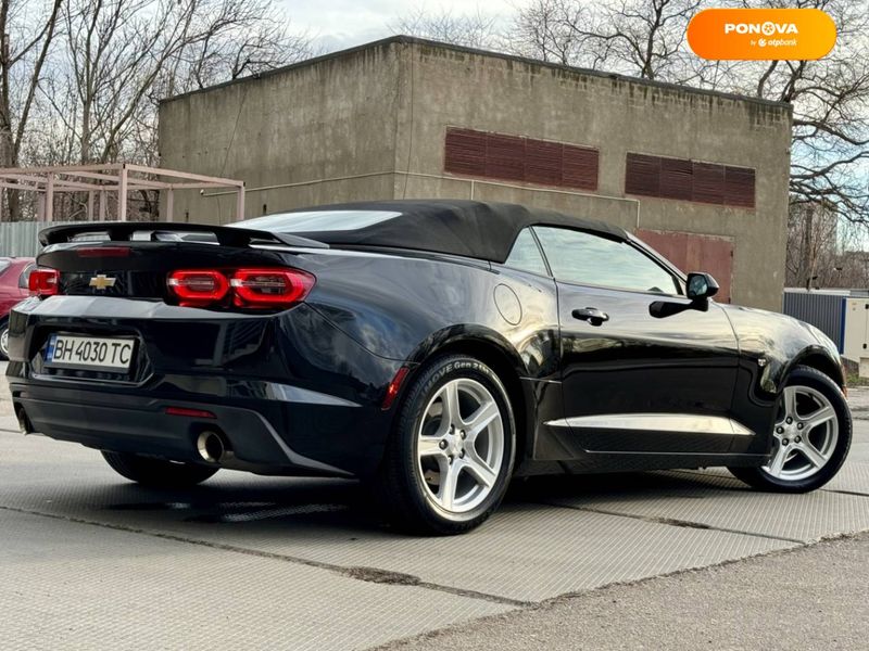 Chevrolet Camaro, 2019, Бензин, 3.6 л., 85 тыс. км, Кабриолет, Чорный, Одесса 45152 фото