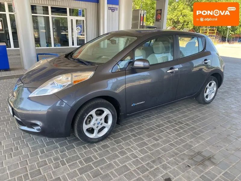 Nissan Leaf, 2013 р., Електро, 131 тис. км, Хетчбек, Сірий, Миколаїв AT-10403539 фото