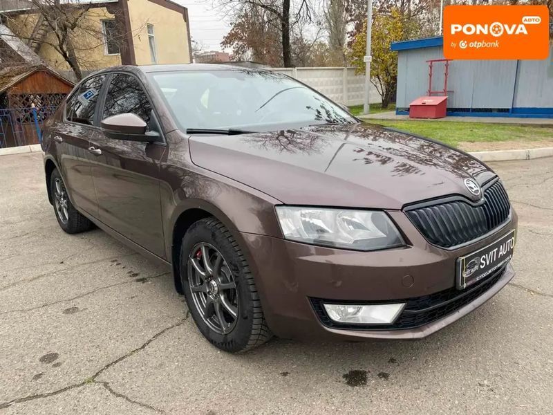Skoda Octavia, 2013 г., Бензин, 251 тыс. км, Лифтбек, Коричневый, Николаев AT-10405181 фото