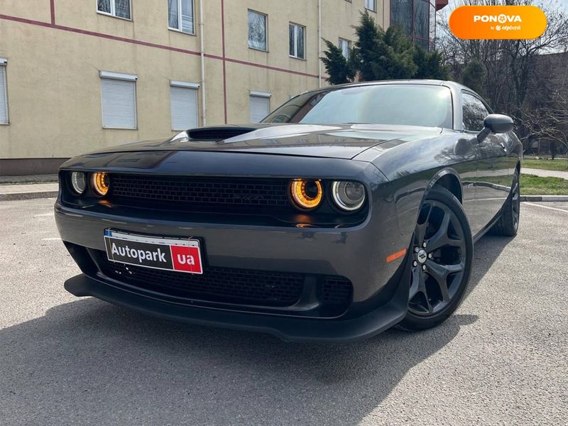 Dodge Challenger, 2019, Бензин, 5.7 л., 65 тыс. км, Купе, Серый, Запорожье 43785 фото