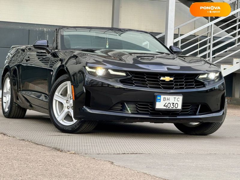 Chevrolet Camaro, 2019, Бензин, 3.6 л., 85 тыс. км, Кабриолет, Чорный, Одесса 45152 фото