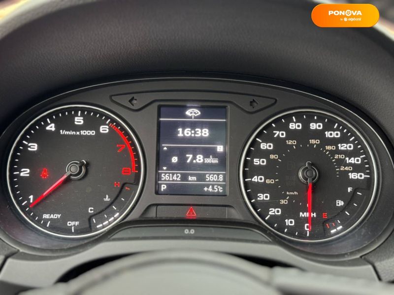 Audi A3, 2018, Бензин, 2 л., 56 тис. км, Седан, Білий, Київ 28731 фото