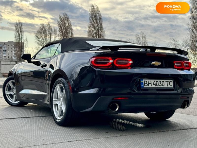 Chevrolet Camaro, 2019, Бензин, 3.6 л., 85 тыс. км, Кабриолет, Чорный, Одесса 45152 фото