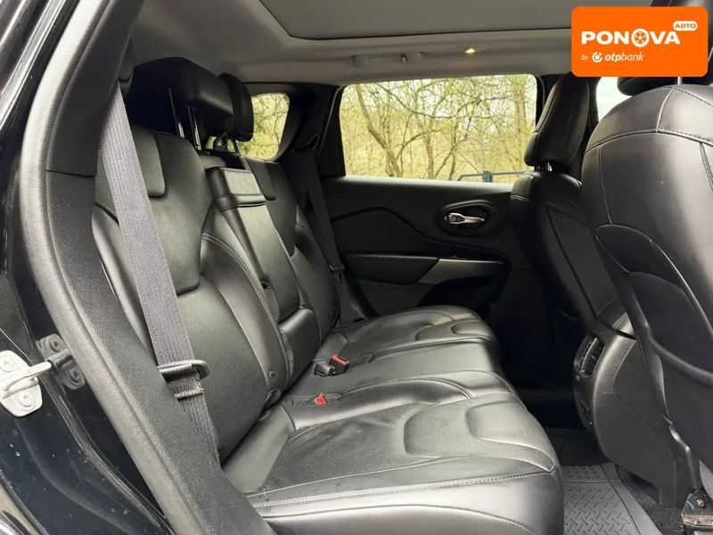 Jeep Cherokee, 2018 р., Бензин, 132 тис. км, Позашляховик / Кросовер, Чорний, Львів AT-10418616 фото