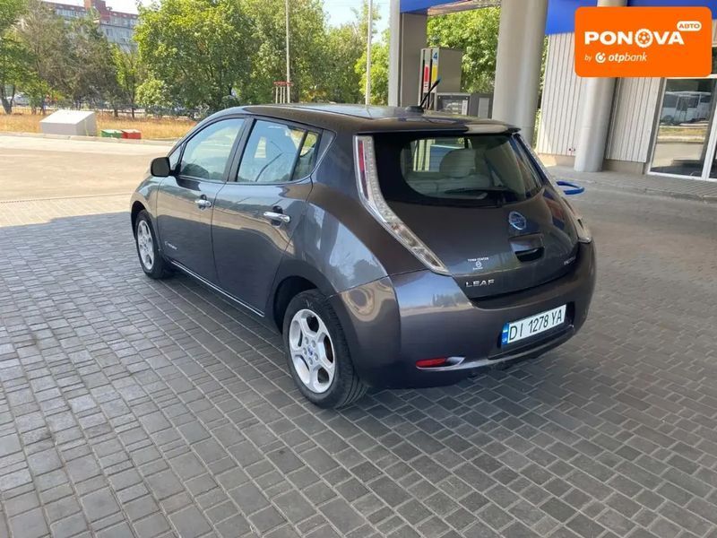 Nissan Leaf, 2013 р., Електро, 131 тис. км, Хетчбек, Сірий, Миколаїв AT-10403539 фото