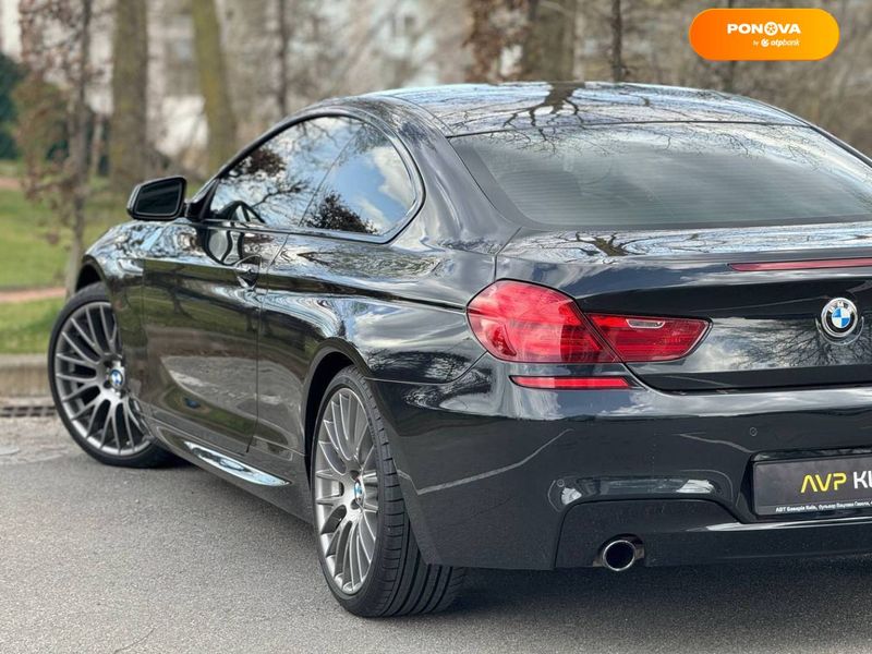 BMW 6 Series, 2014, Бензин, 3 л., 101 тыс. км, Купе, Чорный, Киев 43174 фото