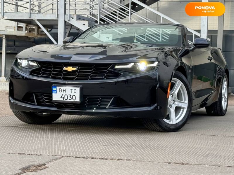 Chevrolet Camaro, 2019, Бензин, 3.6 л., 85 тыс. км, Кабриолет, Чорный, Одесса 45152 фото