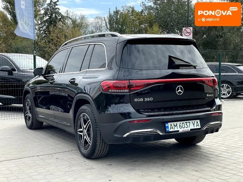 Mercedes-Benz EQB, 2023 р., Електро, 52 тис. км, Позашляховик / Кросовер, Чорний, Бердичів AT-10402047 фото
