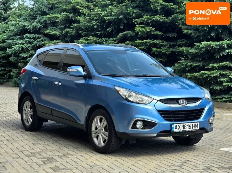 Hyundai ix35, 2012 р., Бензин, 154 тис. км, Позашляховик / Кросовер, Синій, Харків AT-10417848 фото