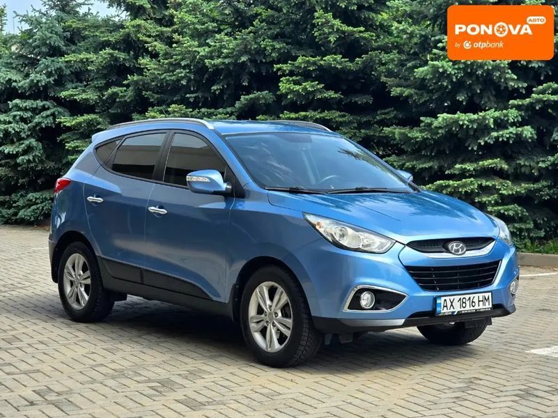Hyundai ix35, 2012 р., Бензин, 154 тис. км, Позашляховик / Кросовер, Синій, Харків AT-10417848 фото