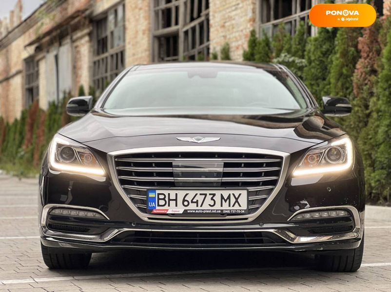 Genesis G80, 2017, Бензин, 3.8 л., 63 тис. км, Седан, Чорний, Львів 44220 фото