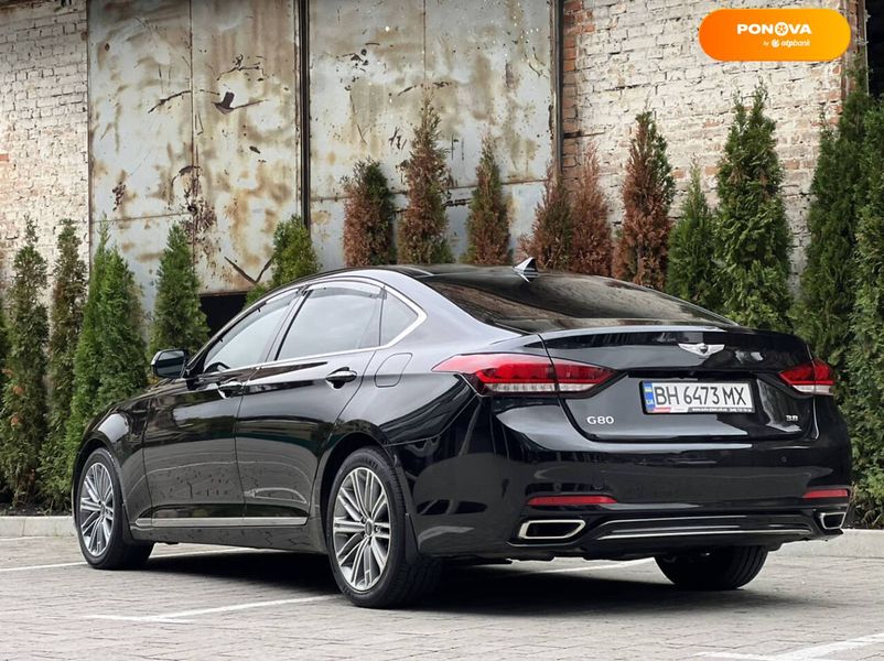 Genesis G80, 2017, Бензин, 3.8 л., 63 тис. км, Седан, Чорний, Львів 44220 фото