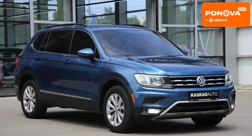 Volkswagen Tiguan Allspace, 2017 р., Бензин, 136 тис. км, Позашляховик / Кросовер, Синій, Харків AT-10418000 фото