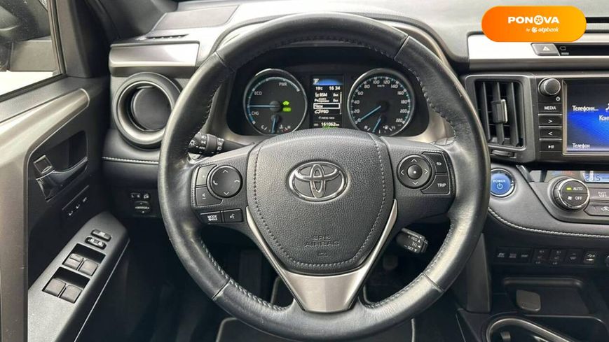 Toyota RAV4, 2017, Гібрид (HEV), 2.5 л., 161 тис. км, Позашляховик / Кросовер, Чорний, Київ 37157 фото
