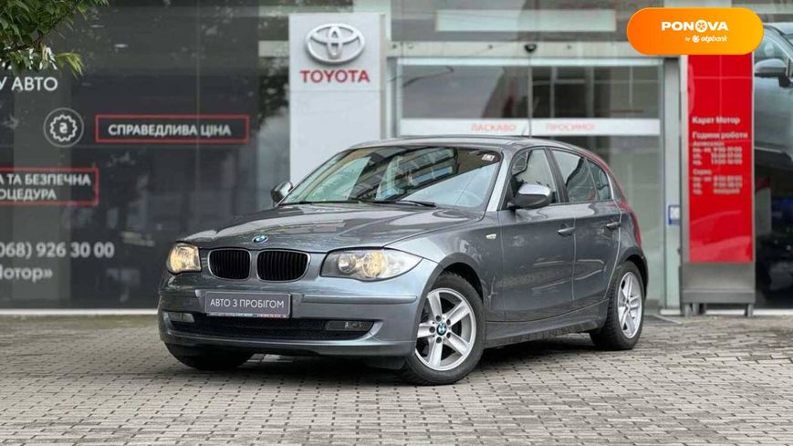 BMW 1 Series, 2009, Дизель, 2 л., 174 тис. км, Хетчбек, Сірий, Ужгород 45206 фото