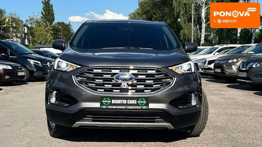 Ford Edge, 2021 р., Бензин, 51 тис. км, Позашляховик / Кросовер, Сірий, Полтава AT-10419535 фото
