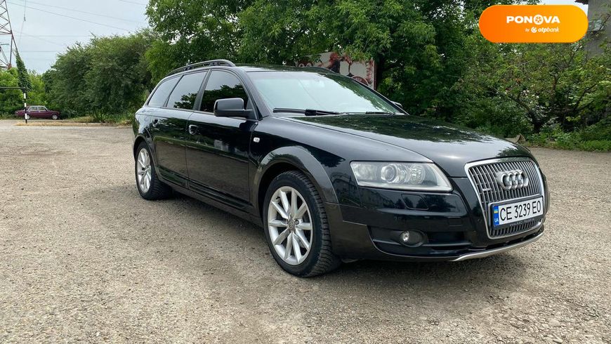 Audi A6 Allroad, 2007, Дизель, 3 л., 341 тыс. км, Универсал, Чорный, Новоселиця Cars-Pr-63831 фото